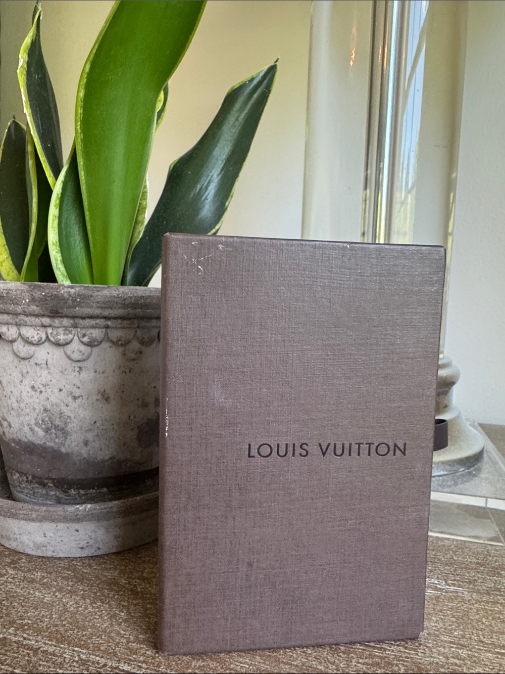 Authentic Louis Vuitton Vintage Brown Empty Drawer Gift Box 5.5"x3.5"x1"